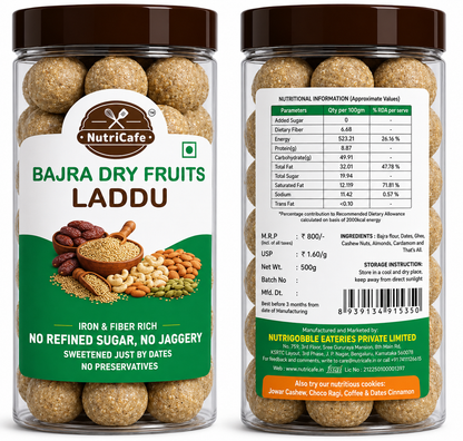 Bajra Dry Fruits Laddu