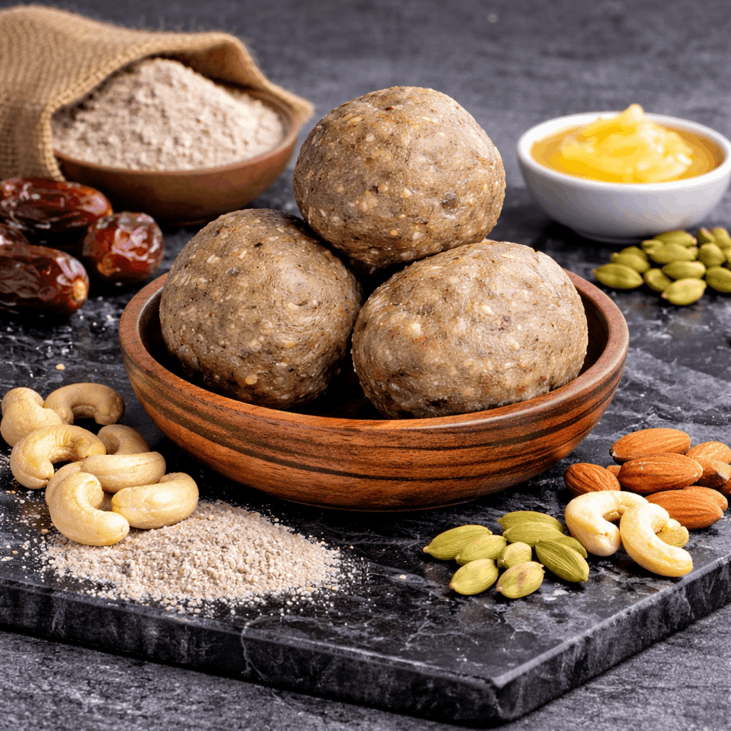 Bajra Dry Fruits Laddu