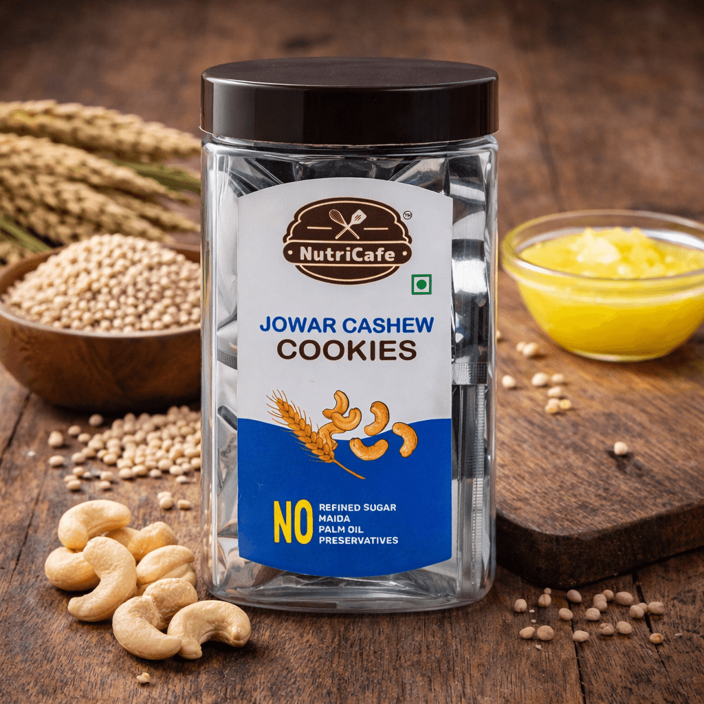 Jowar Cashew Cookies